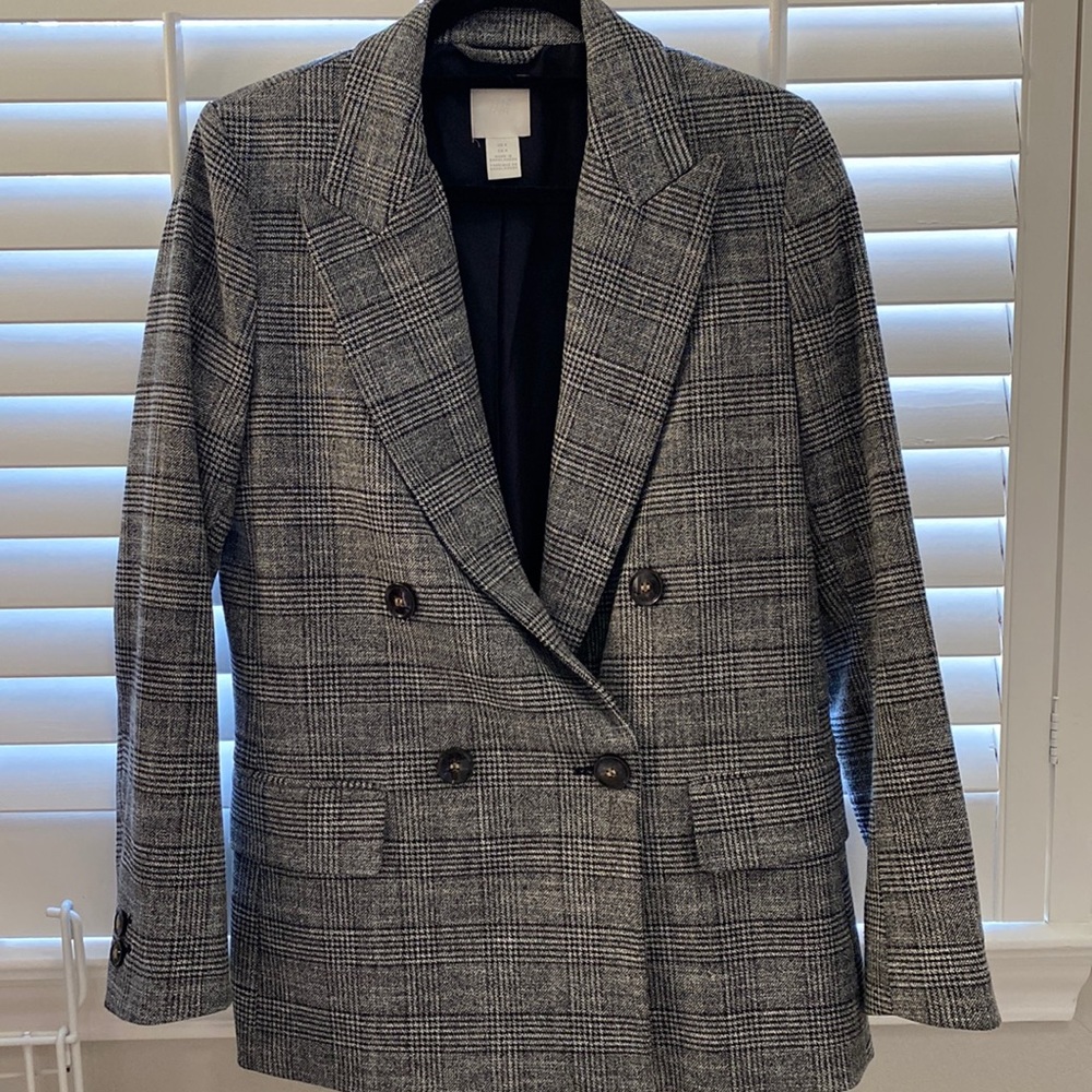 H&M Houndstooth Blazer (size 4)